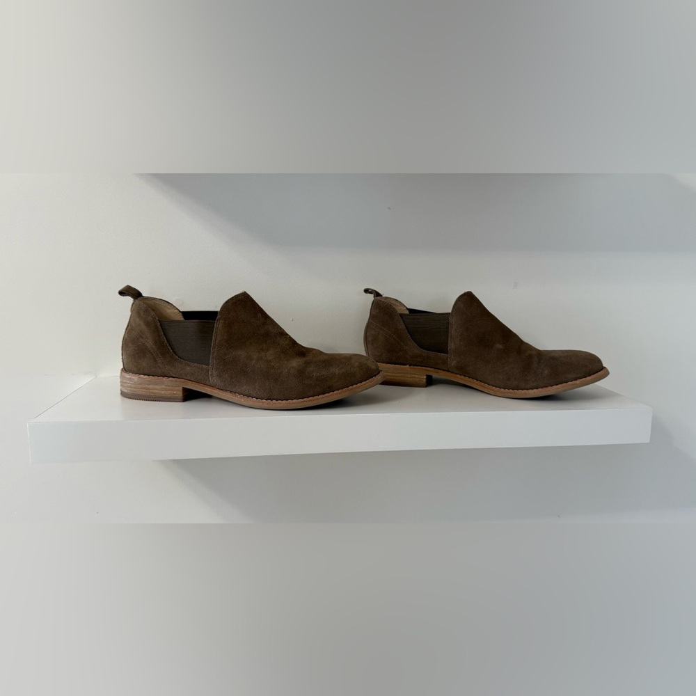 Brown Suede Ankle Boots